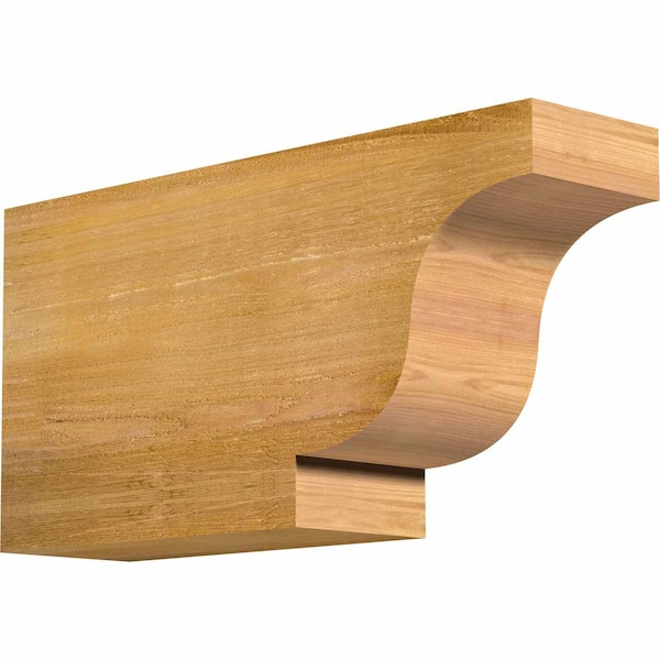 Ekena Millwork Newport Rough Sawn Rafter Tail, Western Red Cedar, 6"W x 12"H x 24"L RFT06X12X24NEW00RWR - main